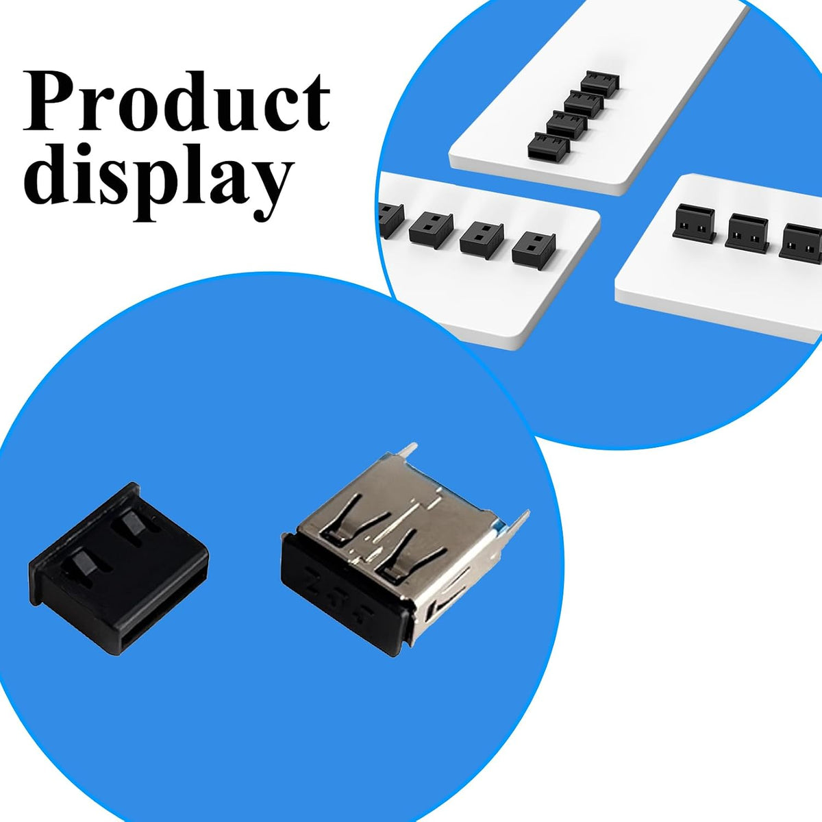 25PCS 5 Colors USB Type-A Port Dust Plug,USB Non-Removable Security Cover Caps,Cannot Be Removed After Installation,forCompatible with USB Type-A Port, Laptop, Desktop, Camera, Enterprise, Office - Image 5