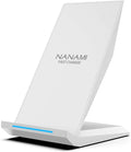 NANAMI Fast Wireless Charger - Charging Stand 7.5W Compatible with iPhone 17/17 Pro/17 Pro Max/16/15/14/13/12, 10W Phone Charger Dock for Samsung Galaxy S26/S26+/S25/S24/S24 Ultra//S23/S22/21 by NANAMI