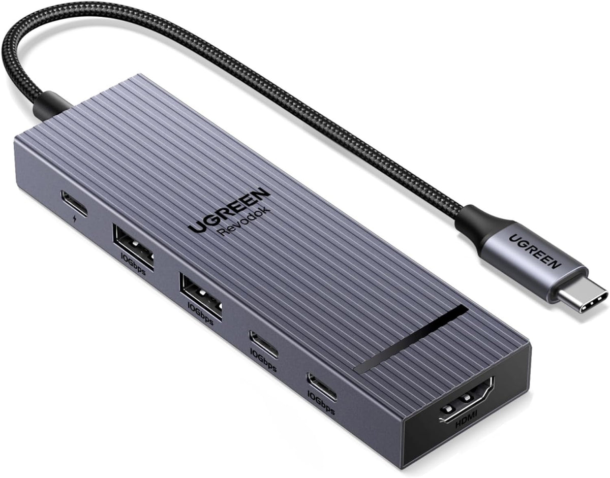 UGREEN Revodok Pro USB-C Hub 6 in 1 10Gbps 4K 60Hz HDMI - Image 9