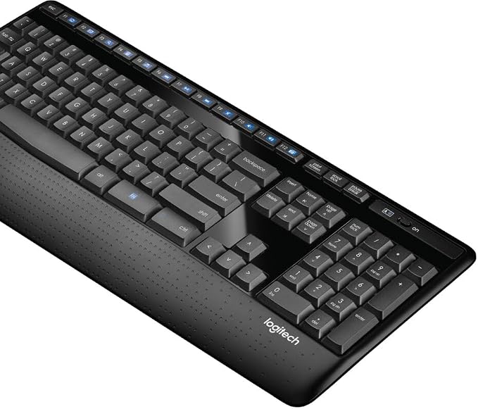 Logitech K345 Full Size Wireless Keyboard with Palm Rest for PC, Laptop | Full-sized keyboard, includes wireless USB receiver, compatible with PC, Laptop - Image 4