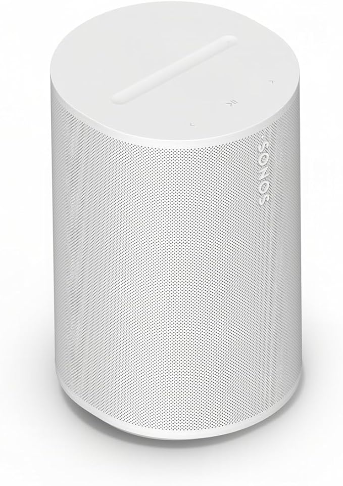 Sonos Era 100 SL Compact, Microphone-Free Speaker - White by Unknown