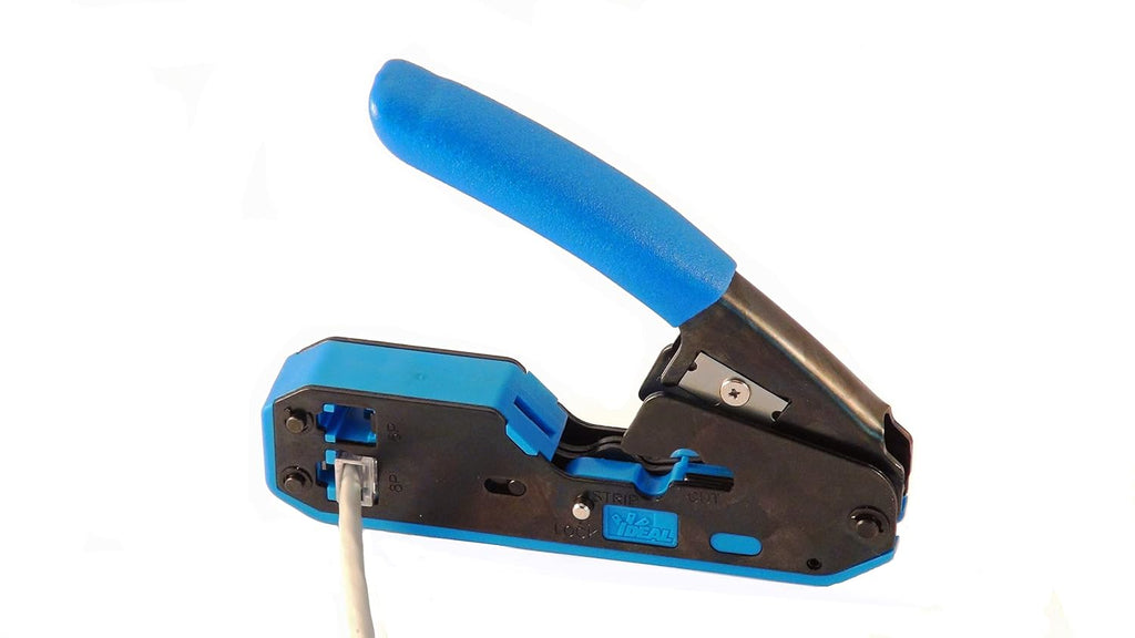 IDEAL Electrical 33-396 Data/Voice Modular Plug Crimp Tool Kit, Crimping Tool for CAT3/5e/6 Cables, RJ-45 (8P8C) & RJ-11 (6P6C, 6P4C, 6P2C) w/ 20 Plugs - Image 2