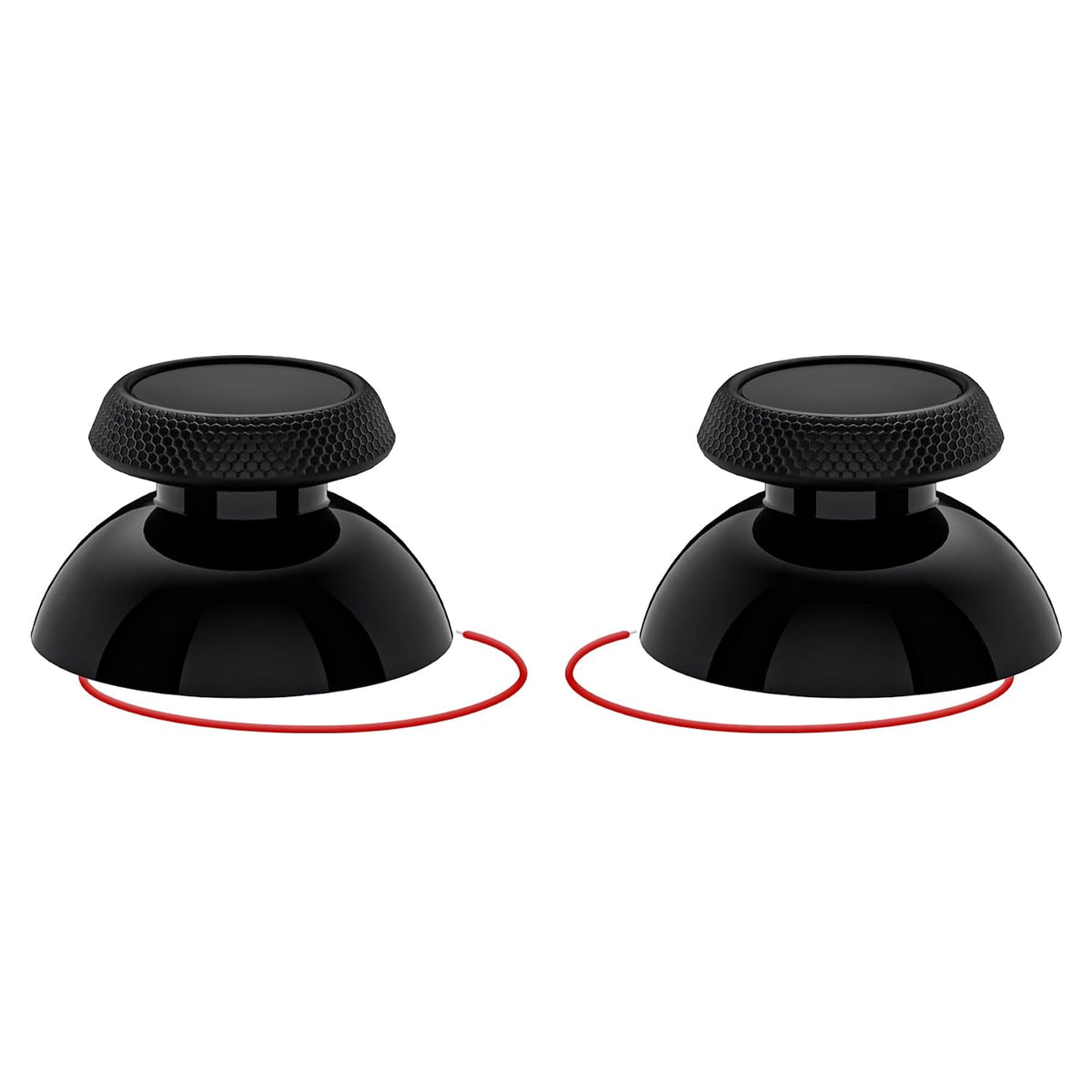 eXtremeRate Replacement Thumbsticks for Steam Deck LCD, Custom Analog Stick Joysticks Repair Kit for Steam Deck OLED Handheld Console with Original Touch Sensing, Anti-Slip Texture Grip - Black - Image 8