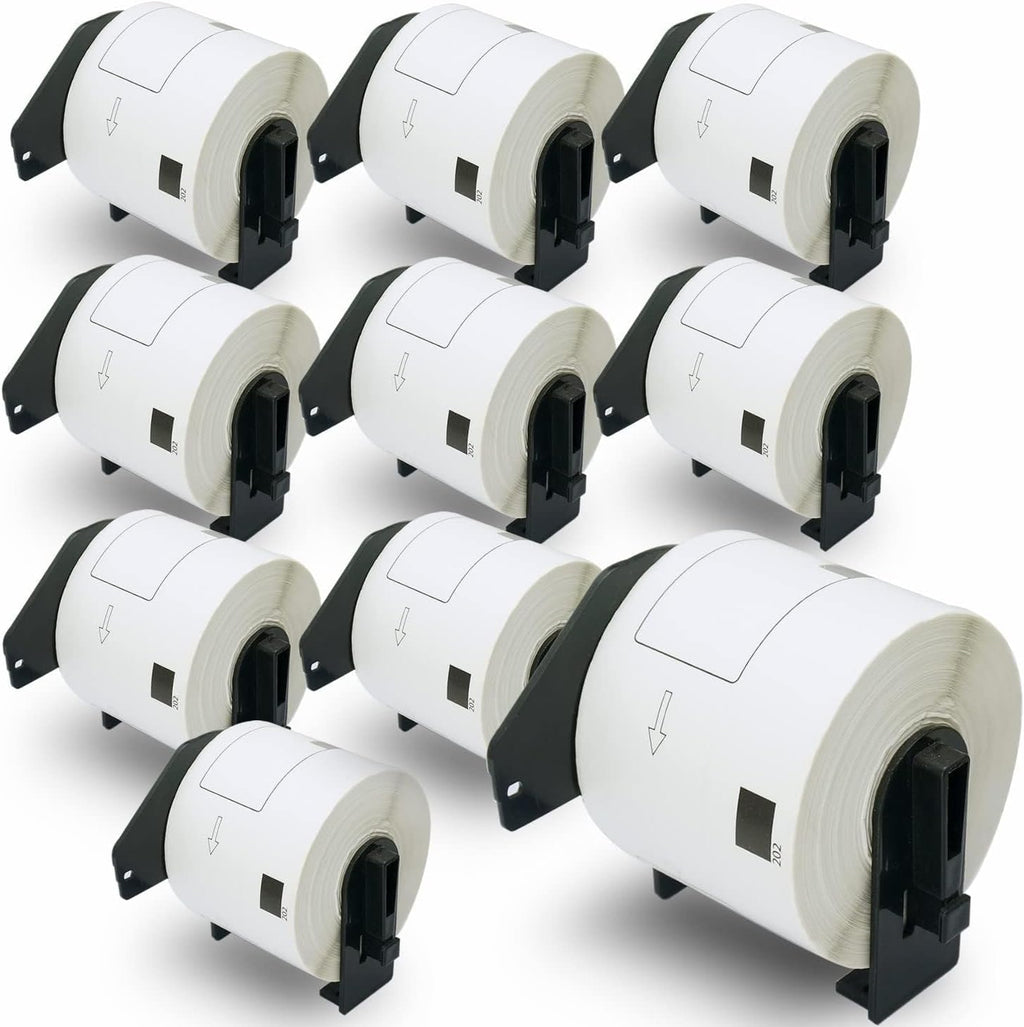 BETCKEY Replace for Brother DK-1202 (2.4 x 3.9 in) Shipping Labels[10 Roll] by BETCKEY