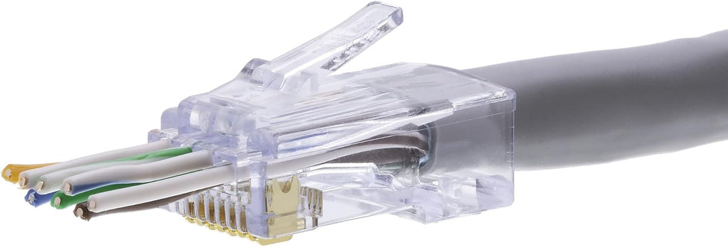 Platinum Tools 202048J ezEX48 Connector for Ethernet Cable Termination, 100 per Jar - Image 5