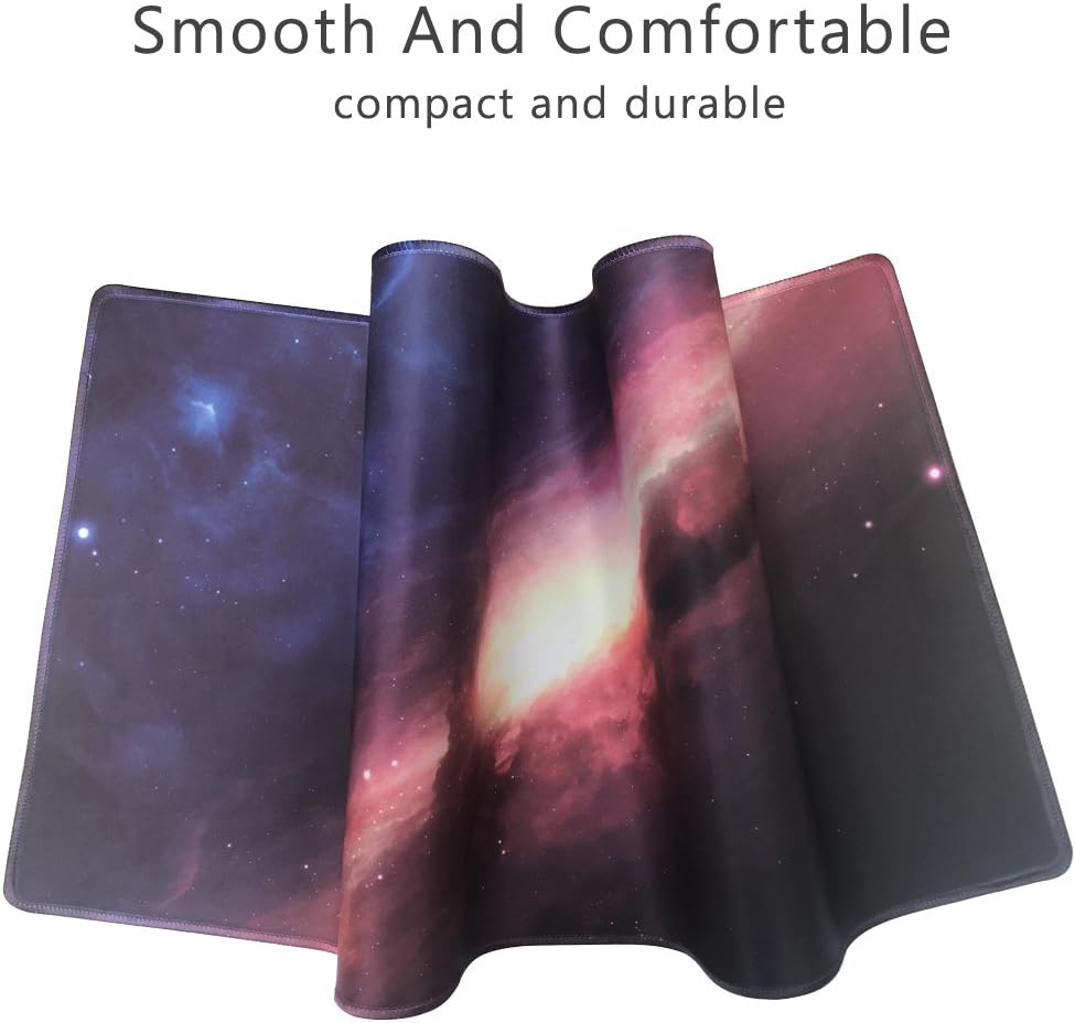 XXL Professional Large Mouse Pad & Computer Game Mouse Mat (35.4x15.7x0.1IN, 90x40 sky001) - Image 5