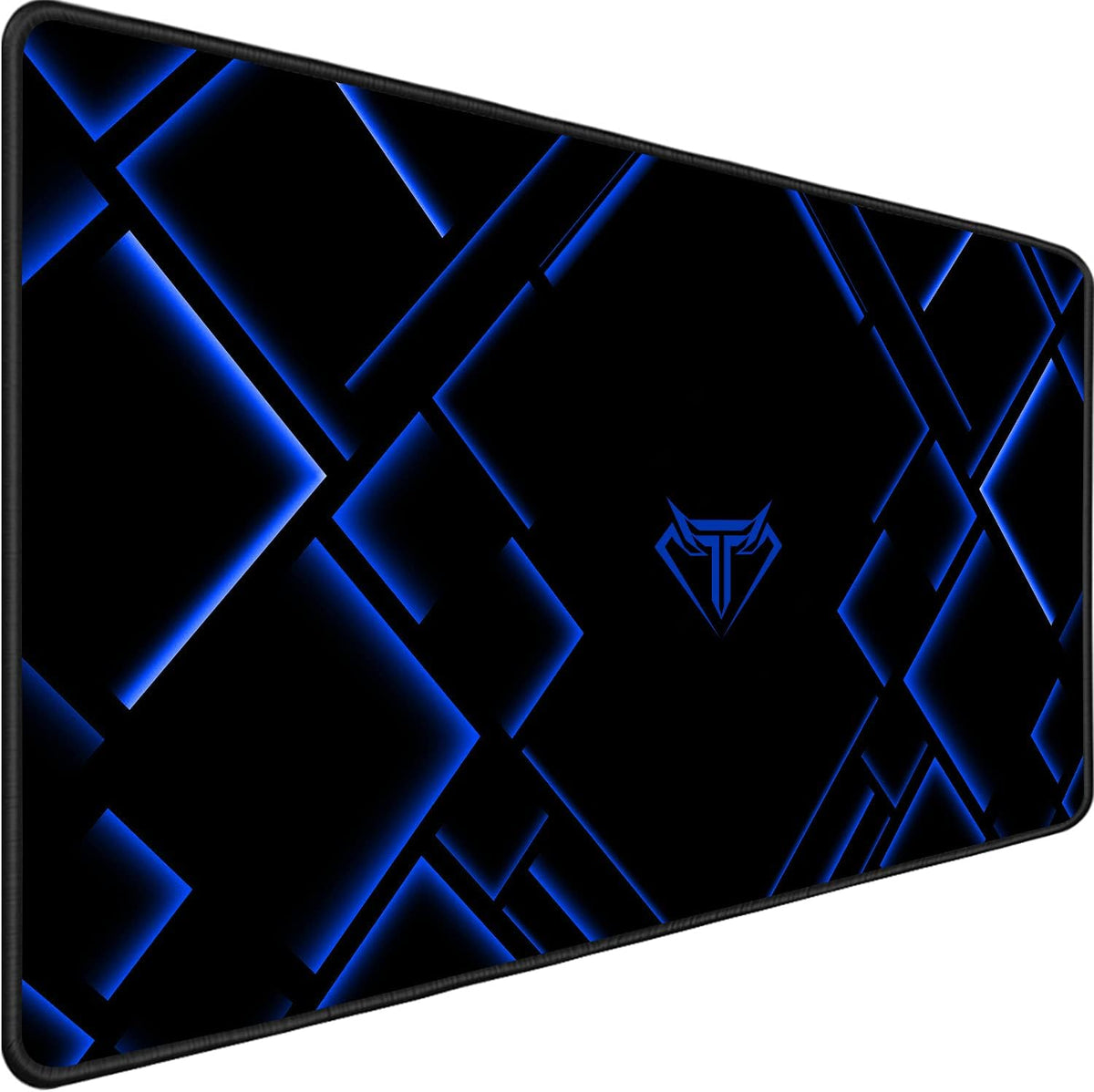 Large Extended Gaming Mouse Pad, Long Mouse Pads, Extra Large Big Mouse Pad with Stitched Edge, XXL Non-Slip Computer Computer Keyboard Mat for Gamer/Desktop/Office/Home,Blue by TEDNETGO