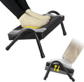Ergonomic Adjustable Under Desk Foot Rest， Black by FUSLITE