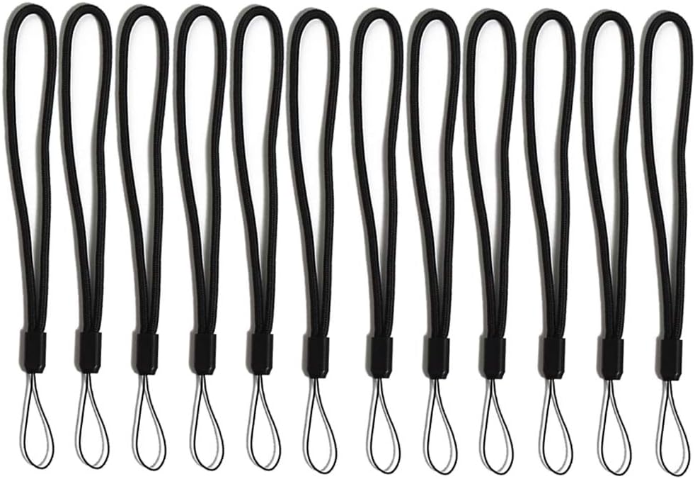 12 Pcs Wrist Lanyards Black Short Small Hand Strap Lightweight - Image 4