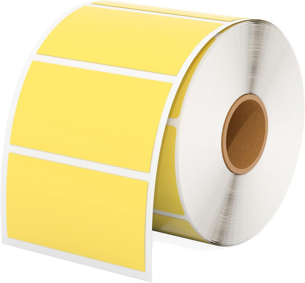 MUNBYN 2.25x1.25 Thermal Labels, 1000 Sheets/Roll, Yellow by MUNBYN