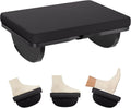Wooden Under Desk Foot Rest with Detachable Cushion (Black) by Atoping