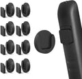 Magnetic Remote Control Holder Wall Mount, Self-Adhesive Bedside Caddy for TV Backside/Bedroom/Office/RV Home Organizer Storage(Black 8) by YYILIS