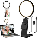 5" Ring Light for Computer, Eye-Care Lighting for Zoom Meetings, Streaming | Upgraded Panel, Ultra Soft, 50 Modes, CRI>97.8, Memory, Portable Light for Laptop, Monitor & Webcam by LitONES