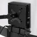 Dual VESA Mount for Dell OptiPlex Micro,Wall Dual VESA and Under Desk Mount Fits Dell Micro Pro,Plus MFF,Support VESA Dell Micro Mount for Monitor Arms and Wall Mounts with 75x75mm&100x100mm Mounting by JinLunar