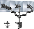 MOUNT PRO Triple Monitor Mount, 3 Monitor Desk Arm fits Three Max 27" LCD Computer Screens, up to 17.6lbs Each, Premium Gas Spring Display Stand with Tilt Swivel Rotation, Vesa Mount 75x75,100x100 by MOUNTPRO