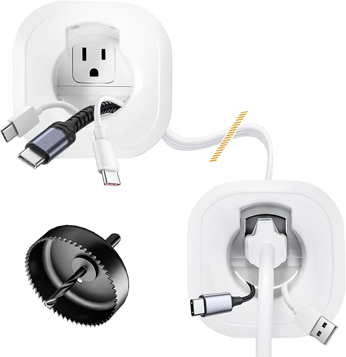 in Wall Cable Management Kit, Cord Hider for Wall Mounted TV - Includes Power & Low Voltage Cable Management by JINGTAO88