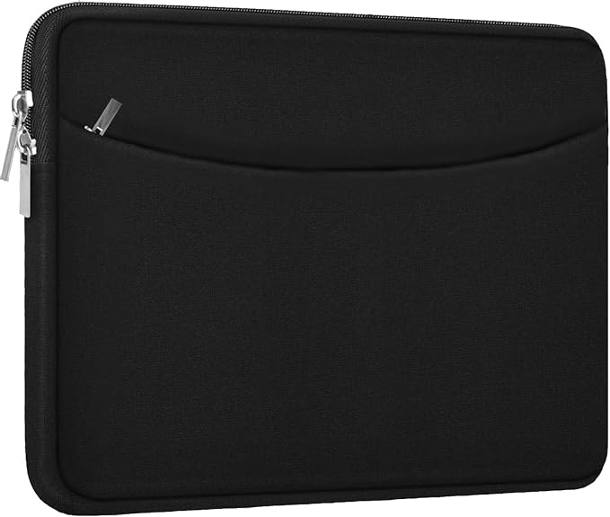 Laptop Sleeve Case 14 inch, Shockproof Protective Laptop Bag Briefcase | Laptop Sleeve, Computer Bag with Accessory Pocket Portable Computer Sleeve for 14" MacBook, HP, Dell, Lenovo, Acer by ampoock