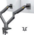 NB North Bayou Dual Monitor Arm Ultra Wide Full Motion Swivel Monitor Mount for 22''-32'' Monitors Load Capacity from 4.4 to 26.4lbs for Each Arm Height Adjustable Monitor Stand G35 by NBNorthBayou