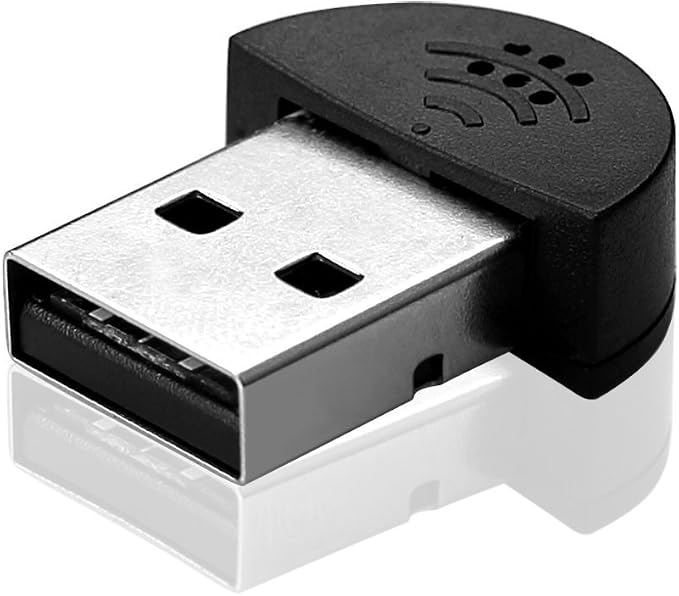 Mini USB Microphone for Chat & Skype, Desktop/Laptop PC Mic (Mini Mic) - Image 2