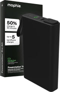 mophie powerstation pro AC (2023)-27,000 mAh External Battery compatbile With MacBook&iPad Portable PD battery with 100W of AC&60W USB-C Fast Charge integrated carry strap-USB-C cable included, Black by ZAGG