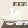 LED Desk Lamp for Home Office,Dimmable Table Lamp 3 Light Colors | Reading Light for Bedside Small Desk Lamp for College Dorm Room,Bedroom Desk Light,White by RORENSE