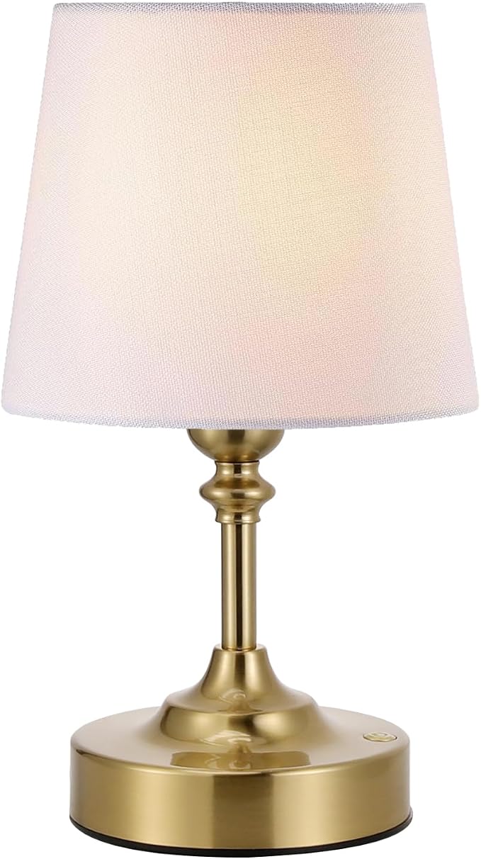 Kakanuo Mini Cordless Table Lamp Gold - 1 Pack 4000mAH Battery Operated Lamp for Decor, 3000K Stepless Dimming Touch Control Rechargeable Lamp for Bedroom, Dining Table, Counter, Living Room - Image 7