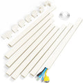 Yecaye Cord Covers for Wires on Wall, 113in, W1.18in H0.67in, Beige | TV Cord Hider, Large Cord Organizer for 3-4 Wires, Cable Management Kit, Easy Install by Yecaye