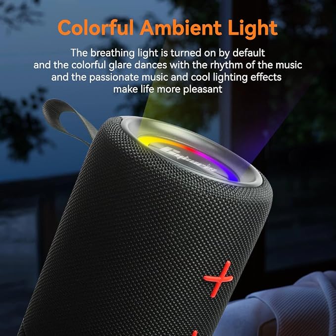 2 in 1 Magnetic Dual Splittable Bluetooth Speaker, 40W Portable Wireless Speakers with Deep Bass, IPX6 Waterproof, Bluetooth 5.3, 24H Playtime, 360° Stereo Sound for Home, Outdoor, Party, Travel - Image 8