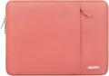 MOSISO Laptop Case 13.3 inch, 13-13.3 inch Laptop Sleeve Bag with Pocket | Compatible with MacBook Air/Pro 13/Pro 14 M5 M4 M3 M2 M1, HP Dell ASUS Lenovo, Polyester Vertical Computer Bag, Coral by MOSISO