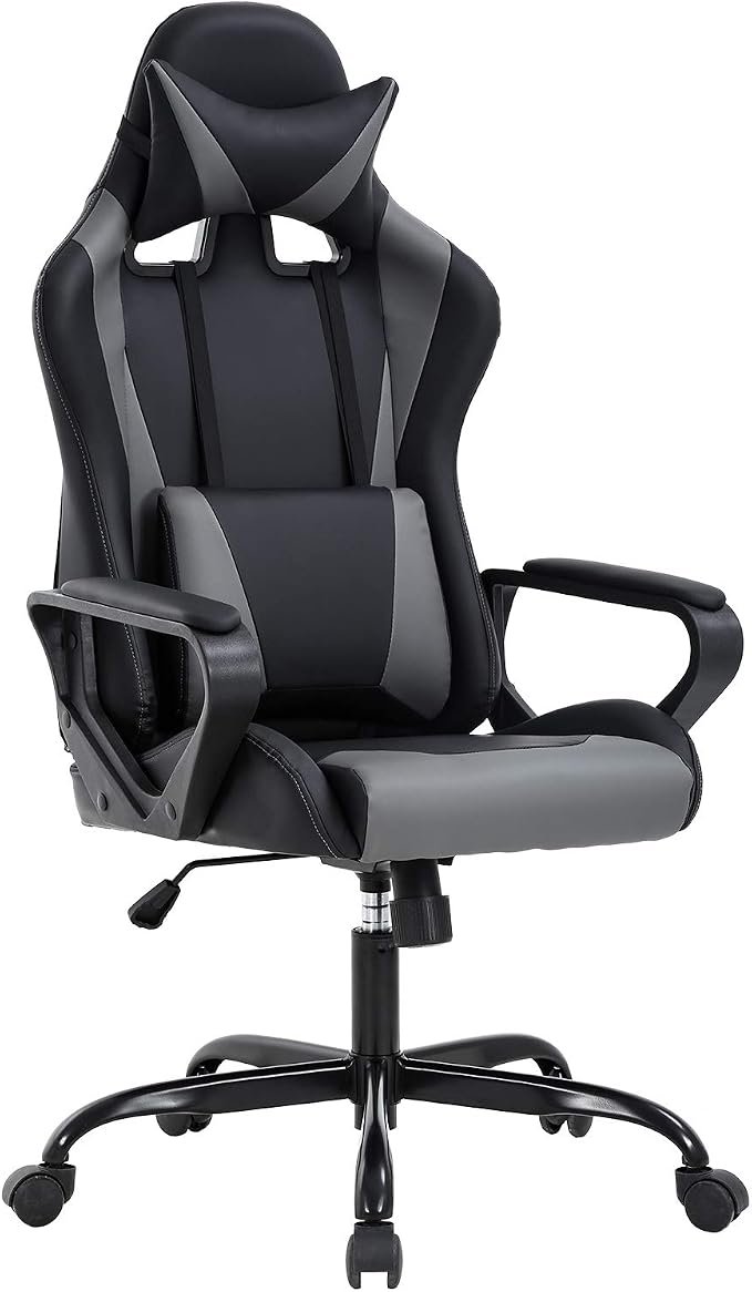 BestOffice PC Gaming Chair Ergonomic Office Chair Cheap Desk Chair Executive Task Computer Chair Back Support Modern Executive Adjustable Arms Rolling Swivel Chair for Women, Men - Image 8