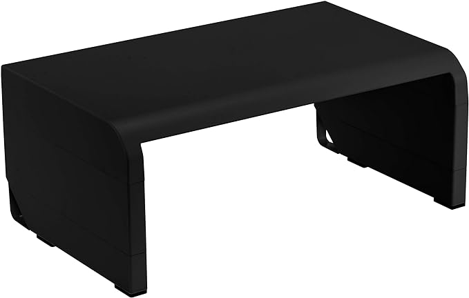 Bostitch Office Konnect Adjustable Monitor Stand Riser, 4 Height Adjustments, Built-In Cable Management, Rubber Feet - Black by BostitchOfficeProducts