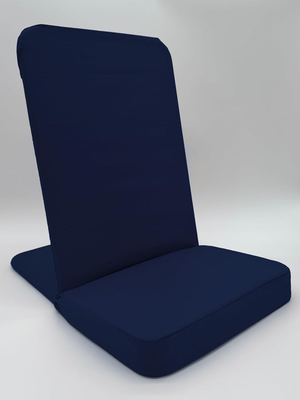 Original BackJack -Made in THE USA- Extra Large Navy Cotton Fabric Lightweight Floor Seating Chair for Gaming, Families, Parents, Daycare, Back Support, Reading, Yoga, Meditation, School - Image 6