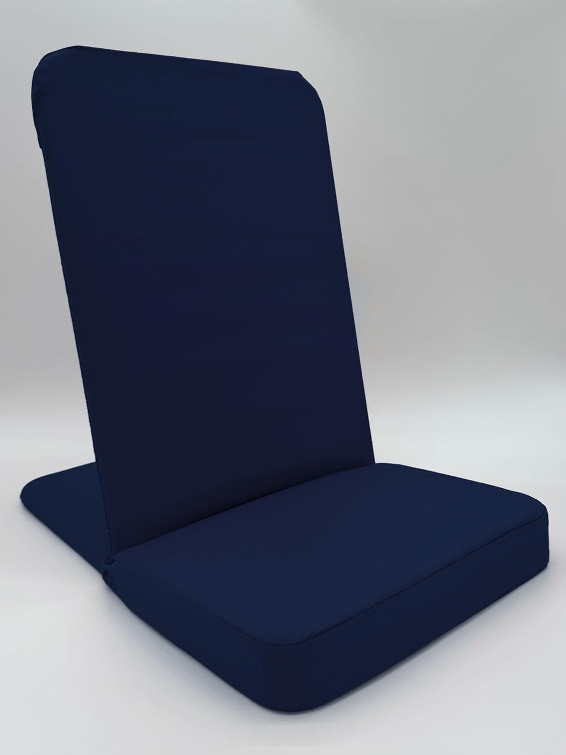 Original BackJack -Made in THE USA- Extra Large Navy Cotton Fabric Lightweight Floor Seating Chair for Gaming, Families, Parents, Daycare, Back Support, Reading, Yoga, Meditation, School - Image 6