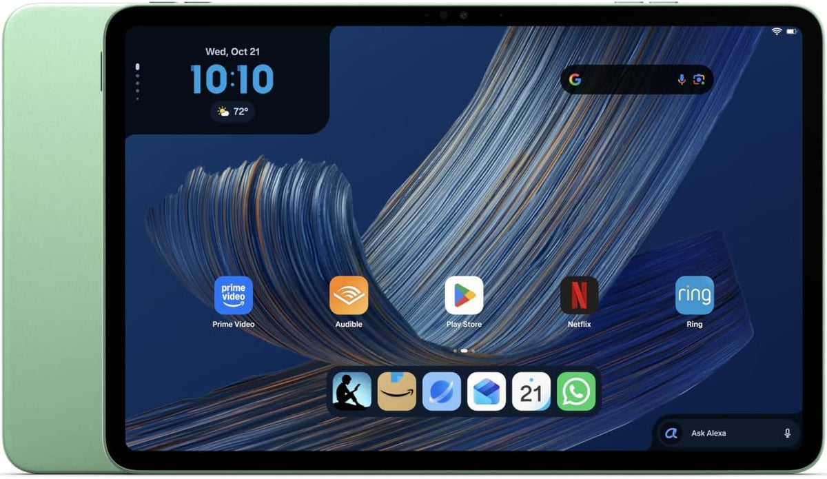 Amazon Alexa Tablet 11 (all-new), 8GB RAM, 64GB, 11″ stunning 2.5K display, All-day battery, With Google Play, Designed for Alexa+, Matcha - Image 2