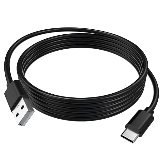 Replacement USB C Data Charger Cable Compatible with Elgato Wave Neo/1/3, Microphone Cord for HyperX SoloCast, QuadCast S, QuadCast 2 Mic(6.6FT) by Arzweyk
