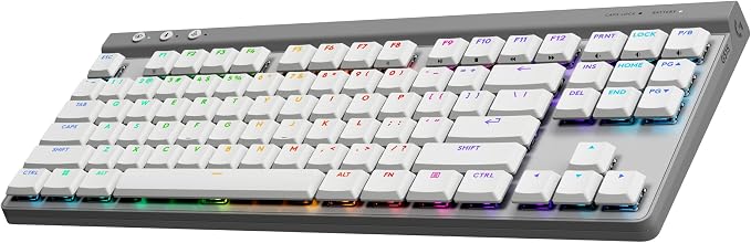 Logitech G515 TKL Wireless Gaming Keyboard (Tactile)+ G309 Lightspeed Wireless Gaming Mouse Bundle - White by Unknown