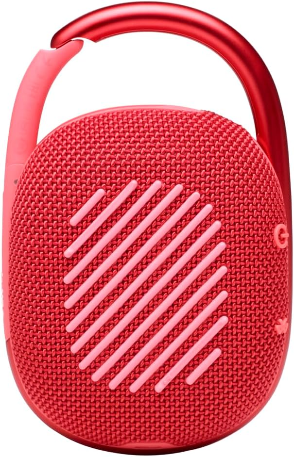 JBL Clip 4 - Portable Mini Bluetooth Speaker, big audio and punchy bass, integrated carabiner, IP67 waterproof and dustproof, 10 hours of playtime, speaker for home, outdoor and travel (Red) - Image 2