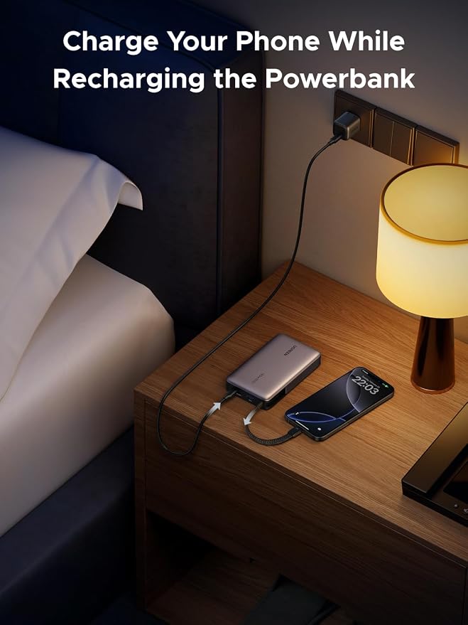 UGREEN Nexode 20000mAh 145W Built-in USB-C Power Bank | Built-in USB-C cable, 72Wh. Fast charges for MacBook, iPad, Samsung S25, Dell, HP - Image 7
