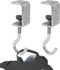 2 Pcs Desk Mount Bag Holder Hook Clamp-On Backpack Hanger Portable Desk Mount Headphones Holder Reduce Desk Clutter for Table Desk, Under Counter by Zolunu