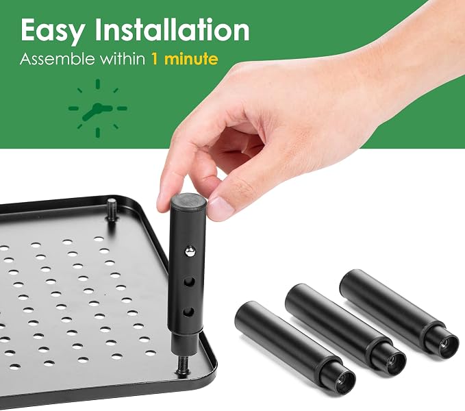 DOLALIKE 2 Pack Desktop Riser, 3 Height Adjustable Monitor stands for 2 Monitors, PC, Computer, Printer, iMac, Desktop Monitor Stand with Ventilated Platform for Airflow | for 2 Monitors , PC, Computer, Printer, iMac, Desktop Monitor Stand with Ventila... - Image 7