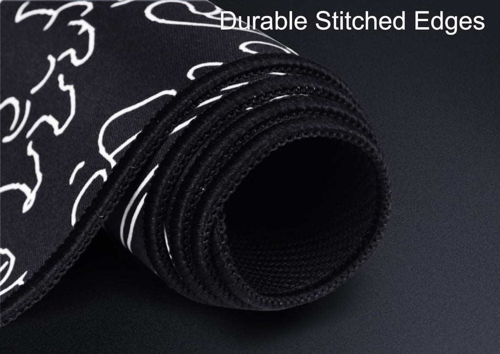 Large Gaming Mouse Pad, XXL Extended Keyboard Mouse Mat with Stitched Edges - Image 4