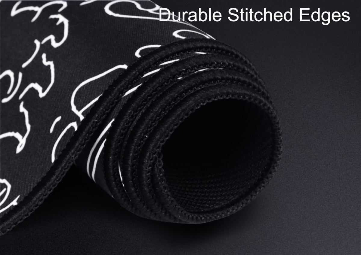 Large Gaming Mouse Pad, XXL Extended Keyboard Mouse Mat with Stitched Edges - Image 4