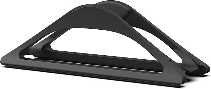 HumanCentric Vertical Laptop Stand for Desks Adjustable Matte Black MacBook | Upright Adjustable Holder to Dock Apple MacBook Stand, and Other Laptops to Organize Work & Home Office, Automatic Grip - Image 6
