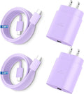 Super Fast Charger Type C, 25W USB C Wall Charger Fast Charging for Samsung Galaxy S26 Ultra/S26/S26+/S25 Ultra/S25/24 Ultra/S24/S23 Ultra/S22 Ultra with 6.6FT Long Android Type C Charger Cable 2Pack by Vilive