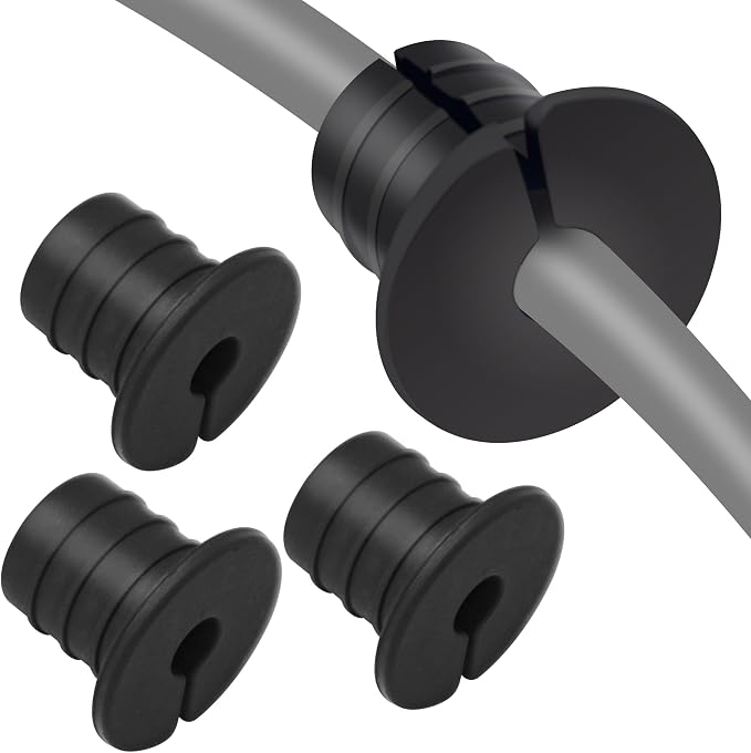 Cable Routing Kit for Starlink for 3/4 inch Wall Hole 4 Pcs, Starlink Accessories, Silicone Cable Wall Pass, Starlink Anti-Slip Wall Grommets for Cables (3/4 inch) by USEAMIE