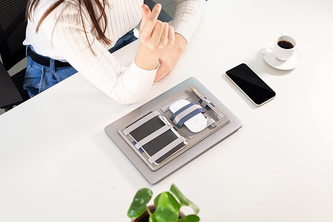 Shift PRO Adhesive Portable Tech Organizer for laptops, notebooks.. Backpack Insert | Computer Accessories, Office, Home & School, Working from Home Solution | CHRISTMAS GIFT - Image 5