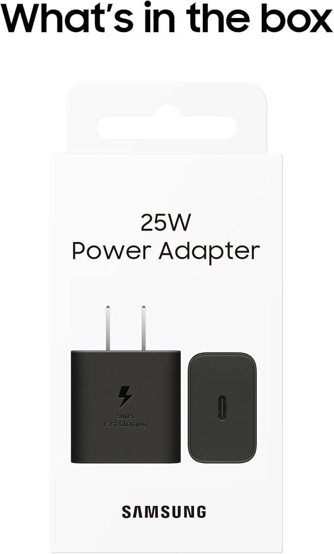 Samsung 25W Wall Charger Power Adapter, Cable Not Included, Super Fast Charging, Compact Design, Energy Efficient, Compatible with Galaxy and USB Type C Devices, Black - Image 6