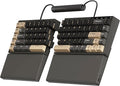 RK ROYAL KLUDGE S70 Ergonomic Split Keyboard, Linear Creamy Switch Black | Wireless RGB Mechanical Keyboard with Bluetooth/2.4G/Wired, 75% Hot Swappable Gaming w/Fixed Wrist Rest, PBT Keycaps, Win/Mac by RKROYALKLUDGE