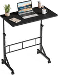 OLIXIS 31.5" Walking Pad Desk, Laptop Desk, Home Office | Lockable Wheels, Adjustable Height, Portable Rolling Design, Treadmill Use, Stand Up Style, Black by OLIXIS