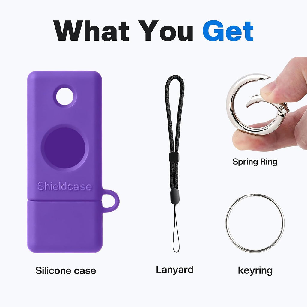 Silicone Case for YubiKey 5C NFC, Purple - Image 7
